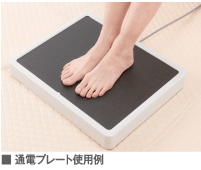 通電プレート使用例